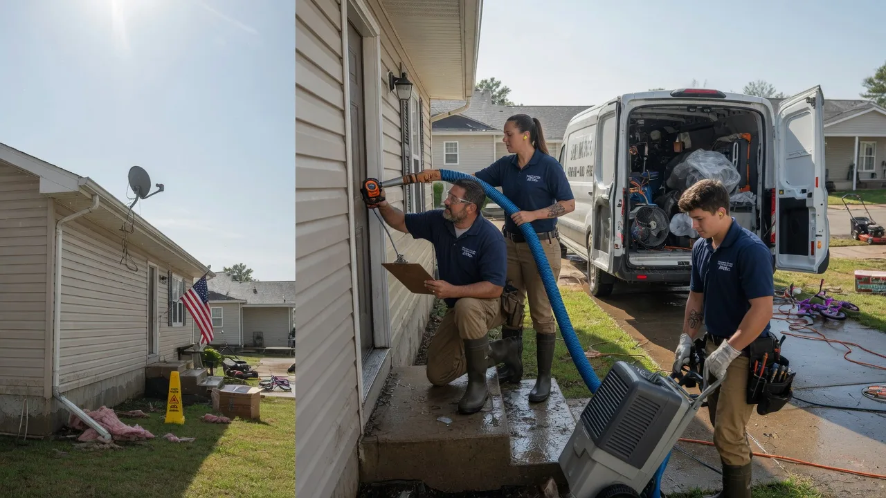 Ceiling Water Damage Restoration in Wellsville, OH near me